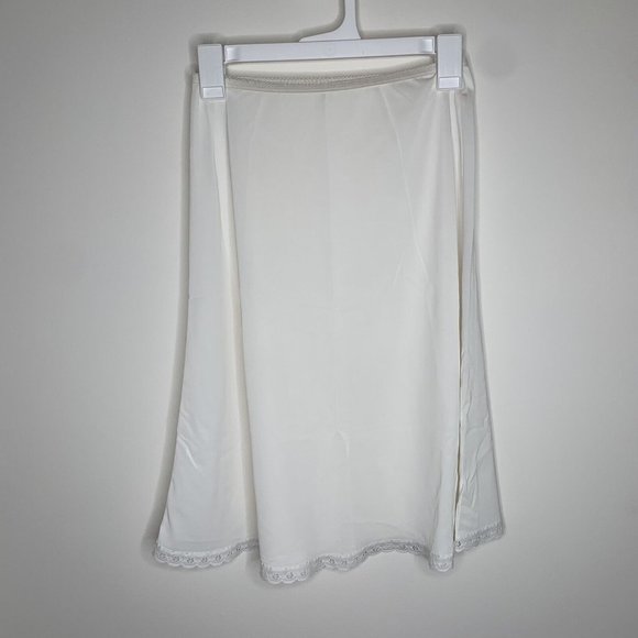 Shirey Womens Size 7 White Skirt Slip Made in USA - Picture 1 of 6